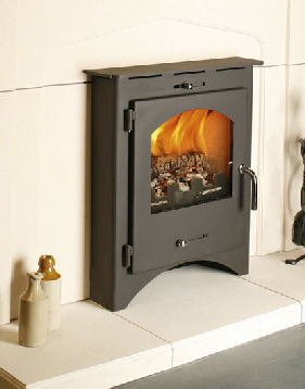Bohemia X40 Inset wood burning stove click to see it burning