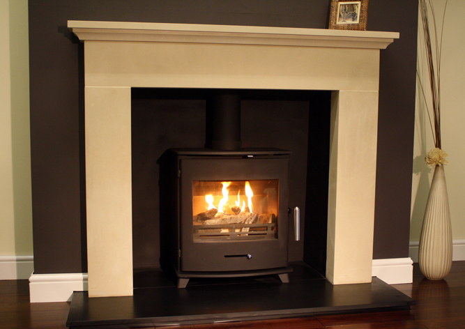 Newbourne Stove in roomset