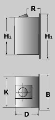 SL550 insert line drawing