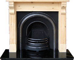 Arch fireplace