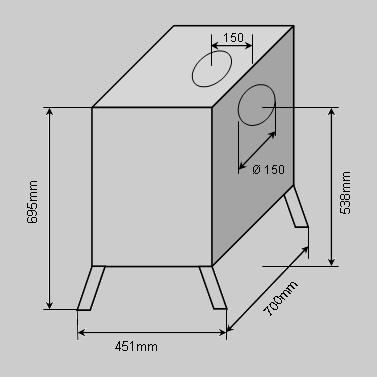 line drawing Siam Stove